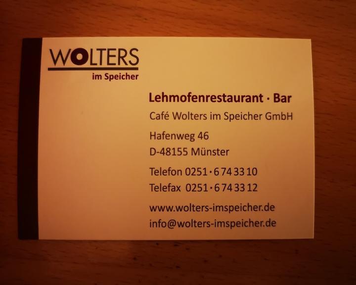 Wolters im Speicher